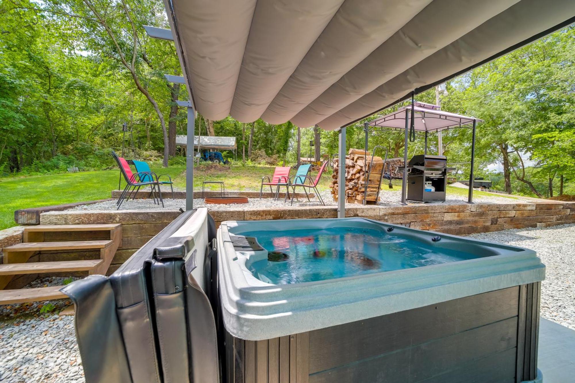 Cozy Eucha Cottage At Grand Lake With Hot Tub! Exterior photo
